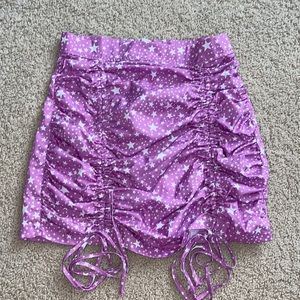 Purple star skirt